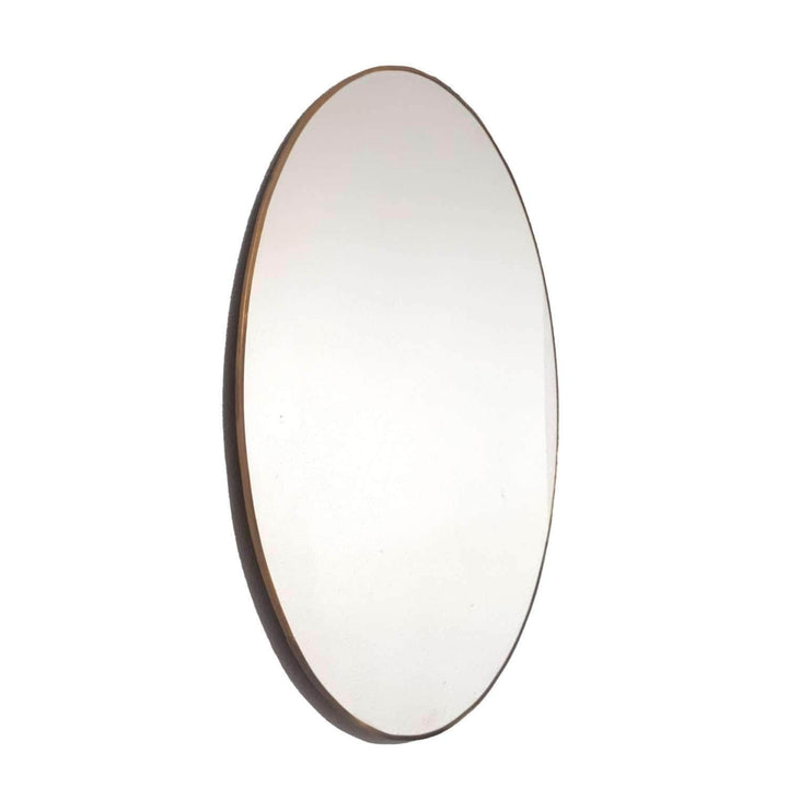 Iron Round mirror | Brass 60cm