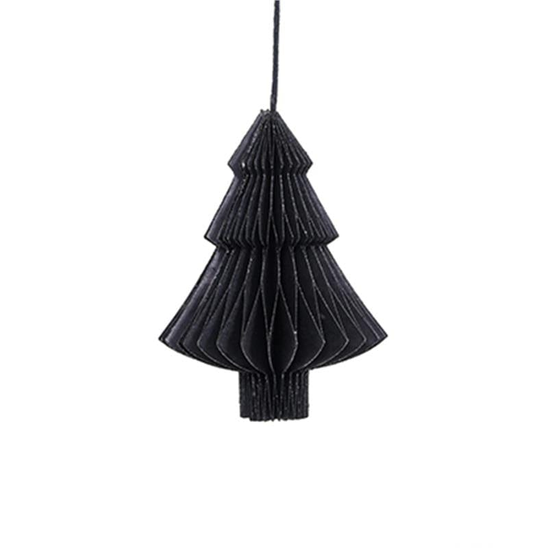 Zoco Home Honeycombe Christmas Tree | Black 10cm