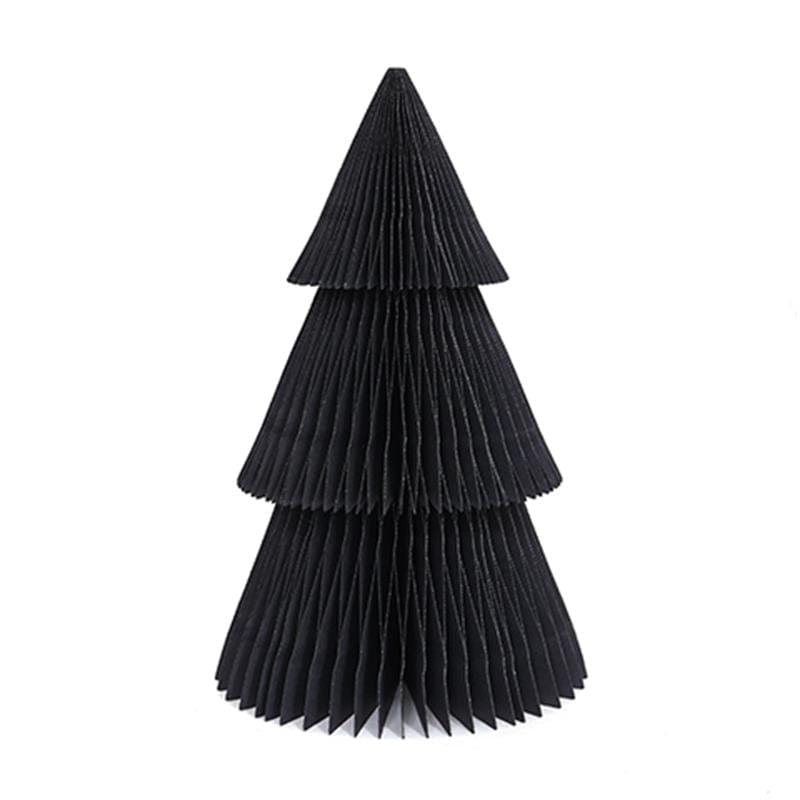 Zoco Home wall deco Honeycombe Christmas Tree | Black 22.5cm.