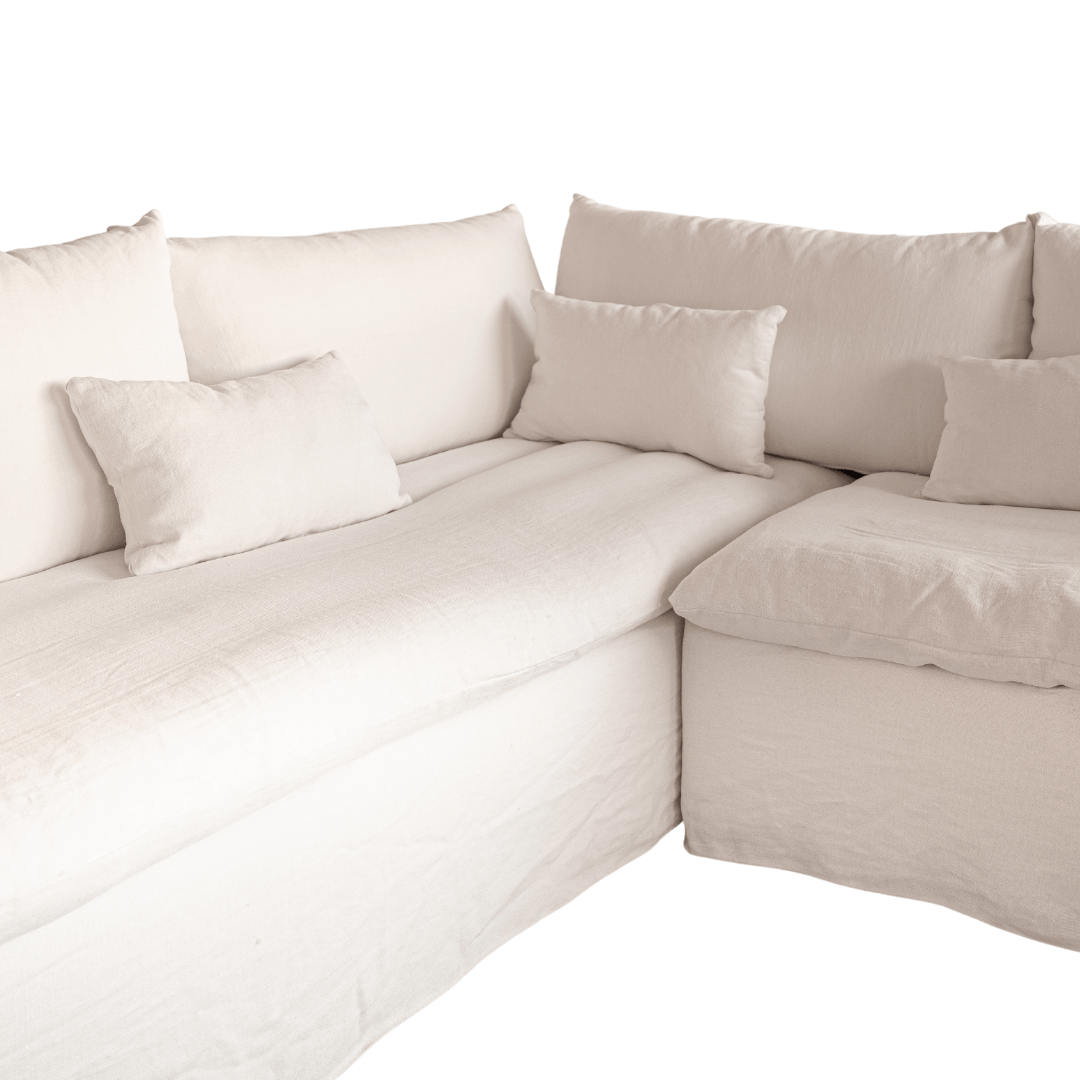 Zoco Home Furniture Ibiza Haven Linen Corner Sofa | 270x105/270x70cm