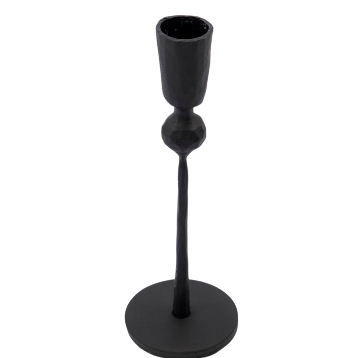 Zoco Home Home accessories Iron Candle Stand | Black 6x18cm