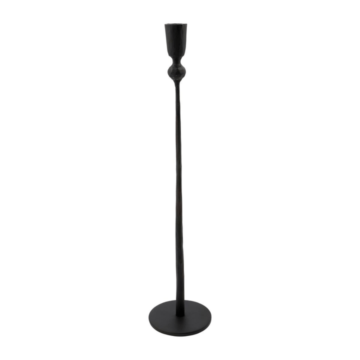 Zoco Home Home accessories Iron Candle Stand | Black 7x41cm