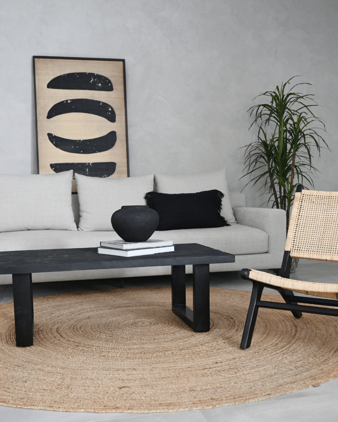 Zoco Home Coffee table Jambi Coffee table | Black 120x70x40cm
