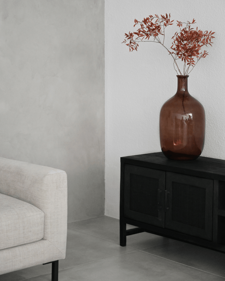 Zoco Home TV Cabinete Jambi TV Cabinet | Black 130x40x55cm