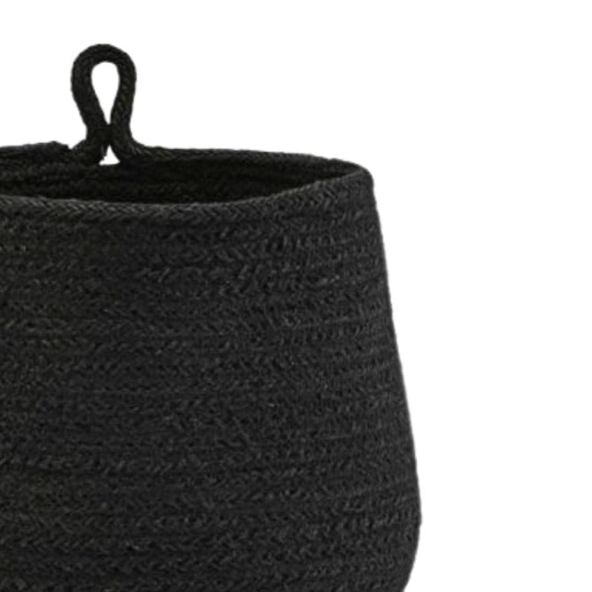 Zoco Home Home decor Jute Basket | Black 18x16cm