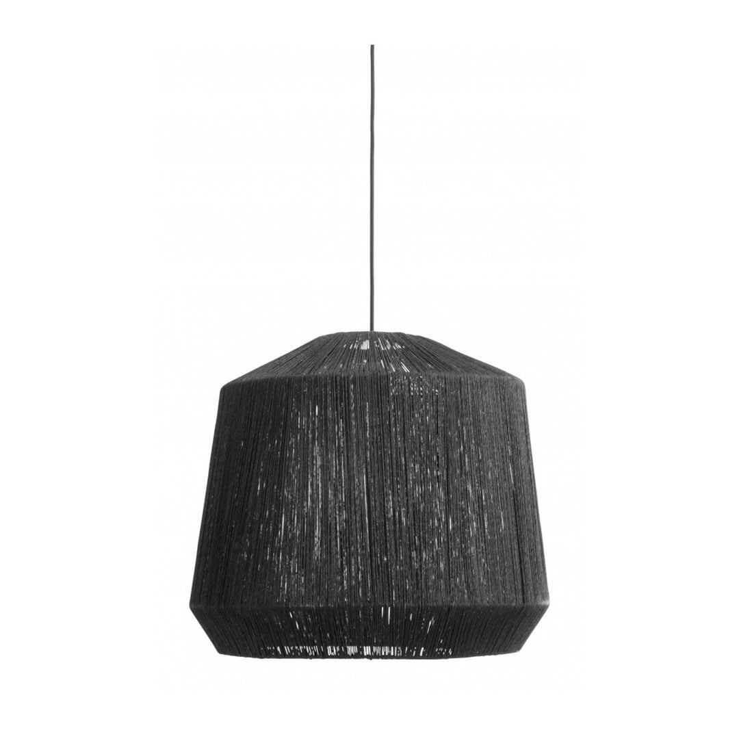 Zoco Home Ceiling Lamp Jute Lampshade | Black