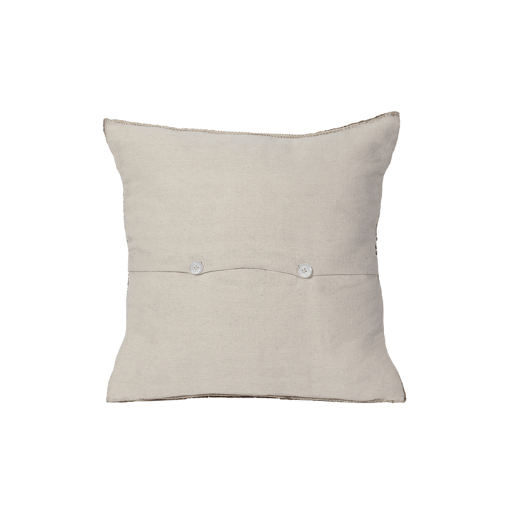 Zoco Home Jute Pillow | Natural/Black 45x45cm