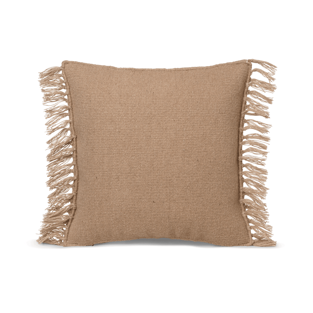 Zoco Home Home accessories Kelim cushion w/ fringes | Sand 50x50cm