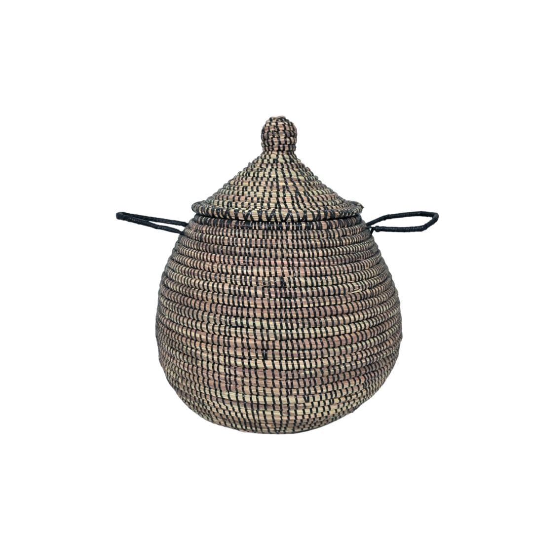 Zoco Home Kindia Basket | Natural/Black | Medium
