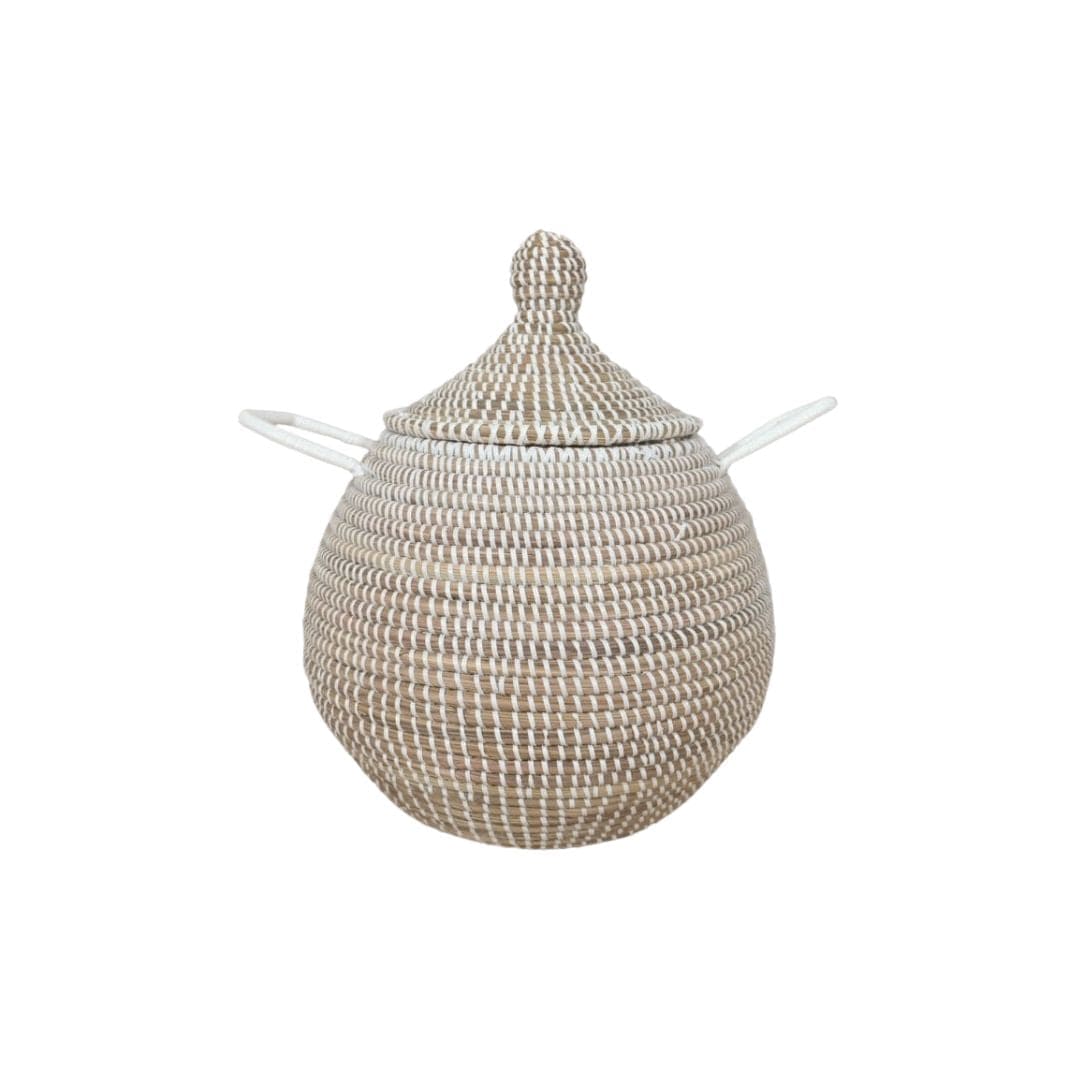 Zoco Home Kindia Basket | Natural/White | Medium