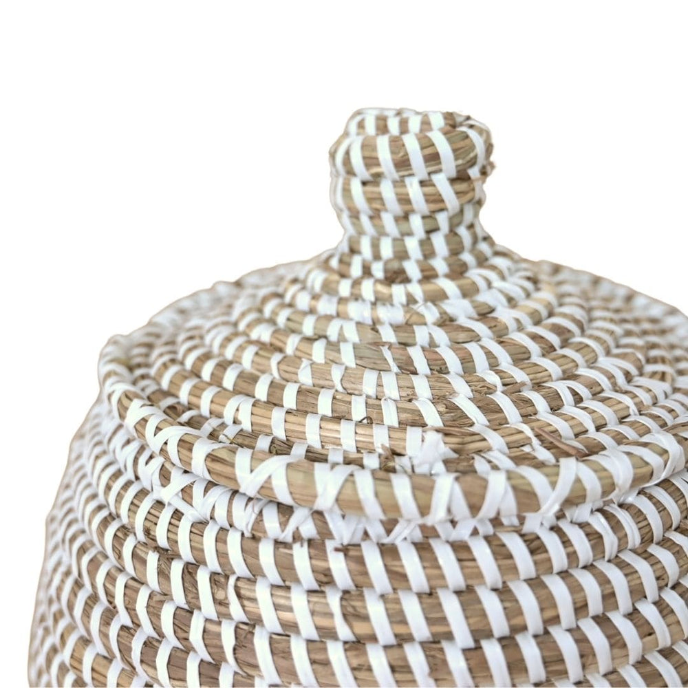 Zoco Home Kindia Basket | Natural/White | Small