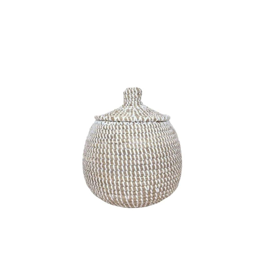 Zoco Home Kindia Basket | Natural/White | Small