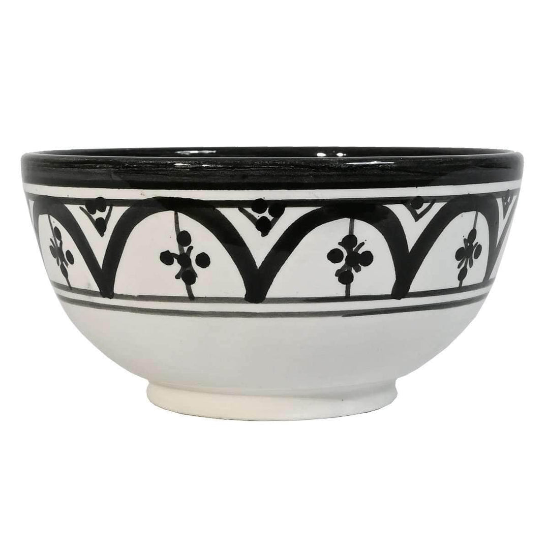 Ceramic Bowl | Black & White | 15cm