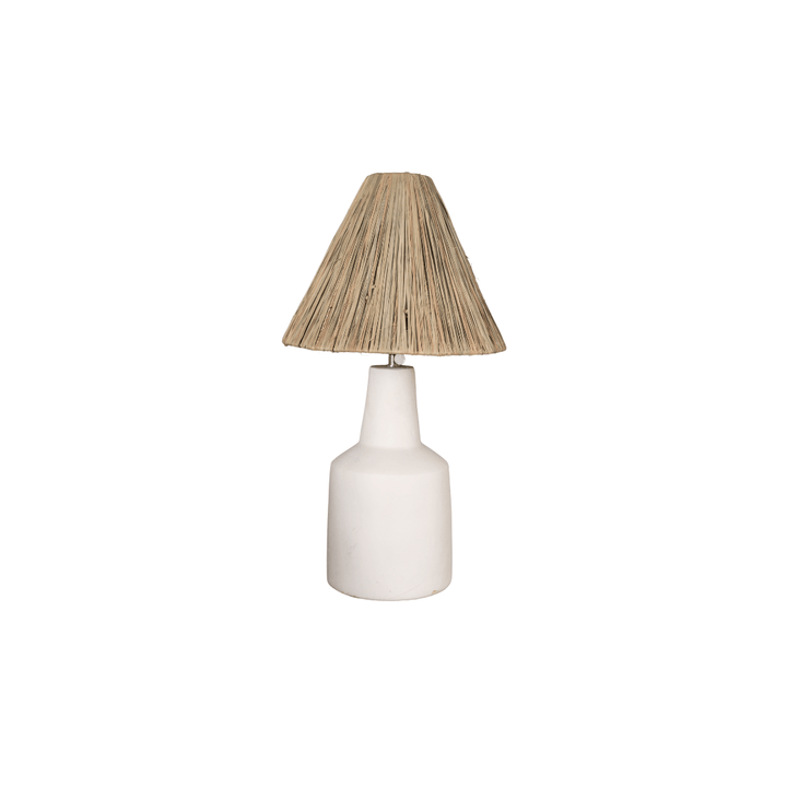 Zoco Home Laguna table lamp | Cylinder | White 40cm