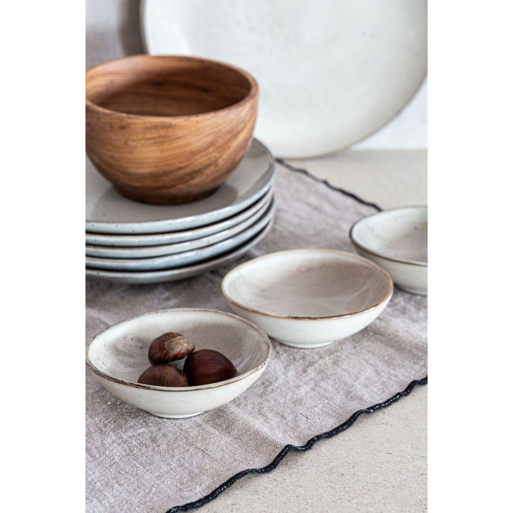 Zoco Home Home accessories Lake Stoneware Bowl | Grey 12.5x11x4.2cm