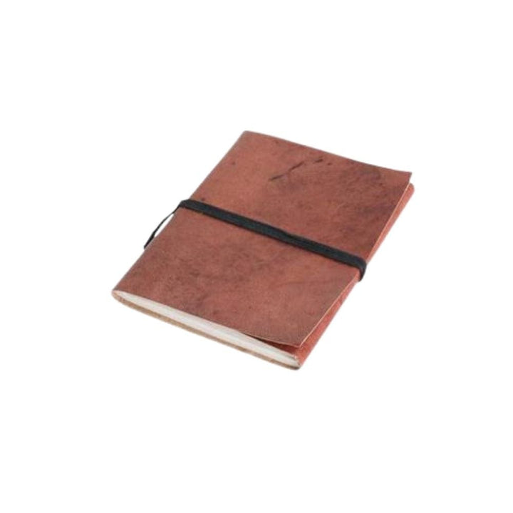 Zoco Home Home accessories Leather notebook | Brown 12.5x15cm