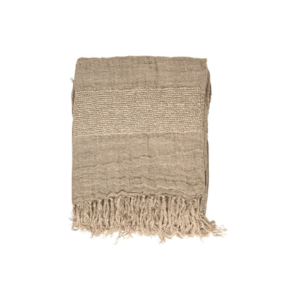 Zoco Home Linnen sprei | Naturel 170 x 130 cm