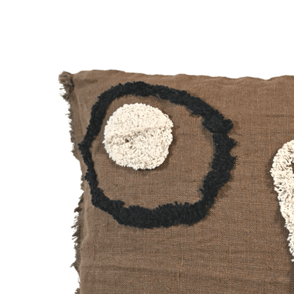 Zoco Home Linen/Cotton Cushion Cover | Brownie 40x60cm