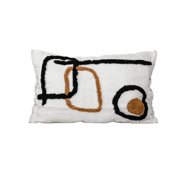 Zoco Home Textile Linen/Cotton Cushion Cover | Ivory 40x60cm