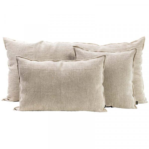 Zoco Home Cushion Linen Cushion Cover Nai Edge | Natural 40x60cm