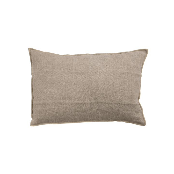 Zoco Home Cushion Linen Cushion Cover Nai Edge | Natural 40x60cm