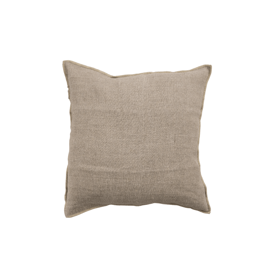 Zoco Home Cushion Linen Cushion Cover Nai Edge |  Natural 45x45cm