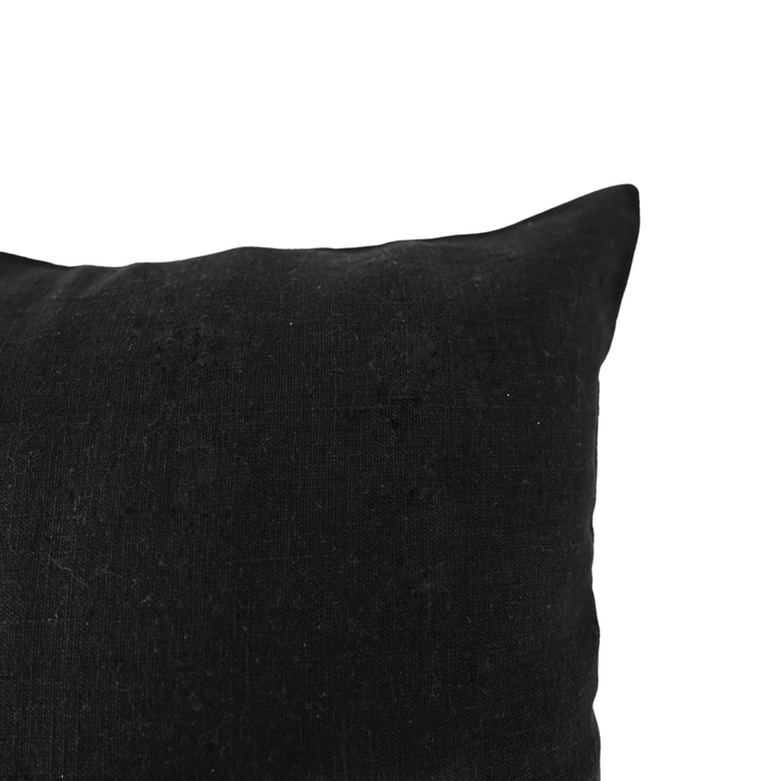 Zoco Home Linen Cushion Cover | Stonewashed Black | 40x60cm