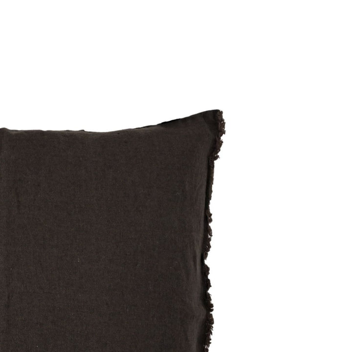 Zoco Home Linen Pillow | Black 45x45cm