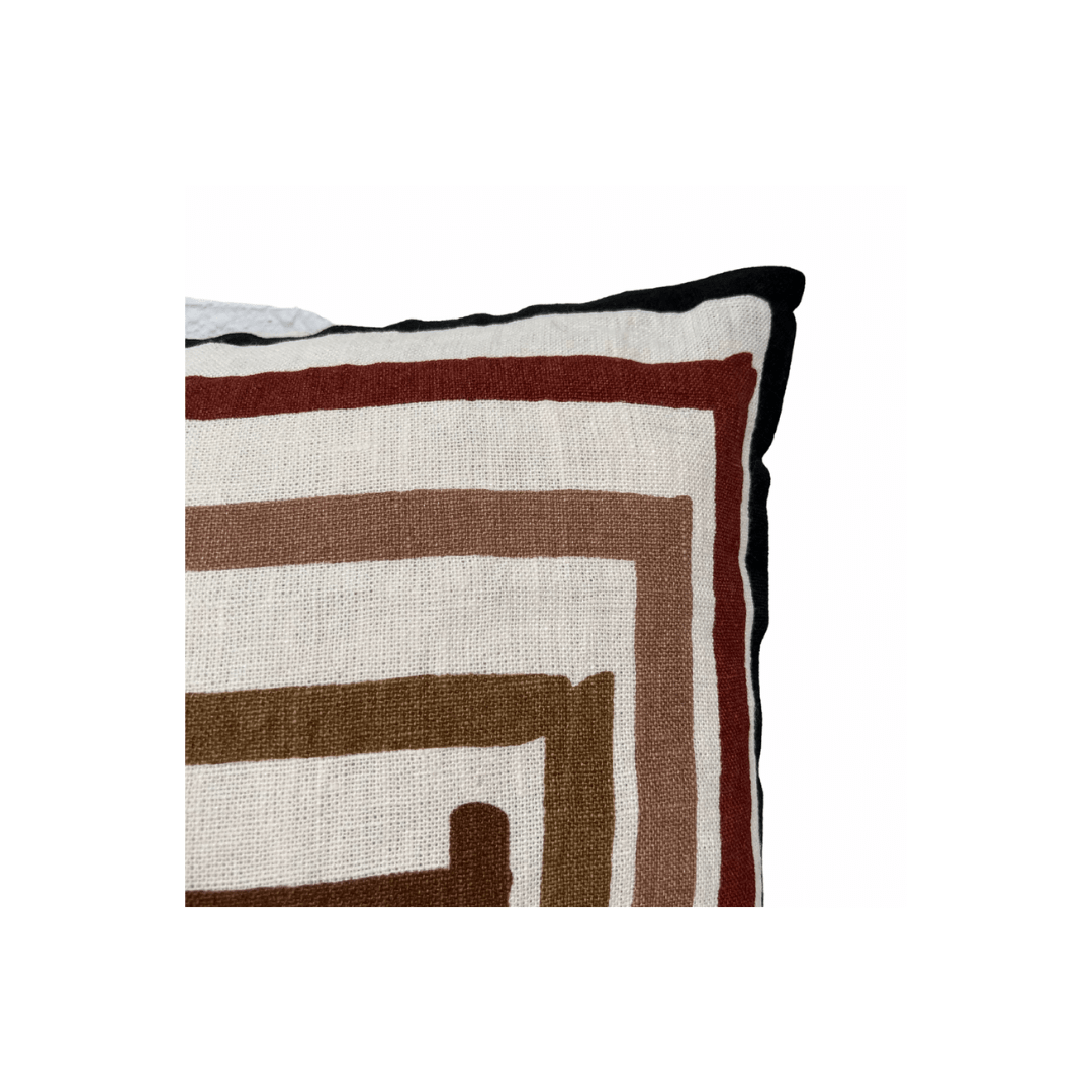 Zoco Home Linen Pillow | Paro | Brick 45x45cm