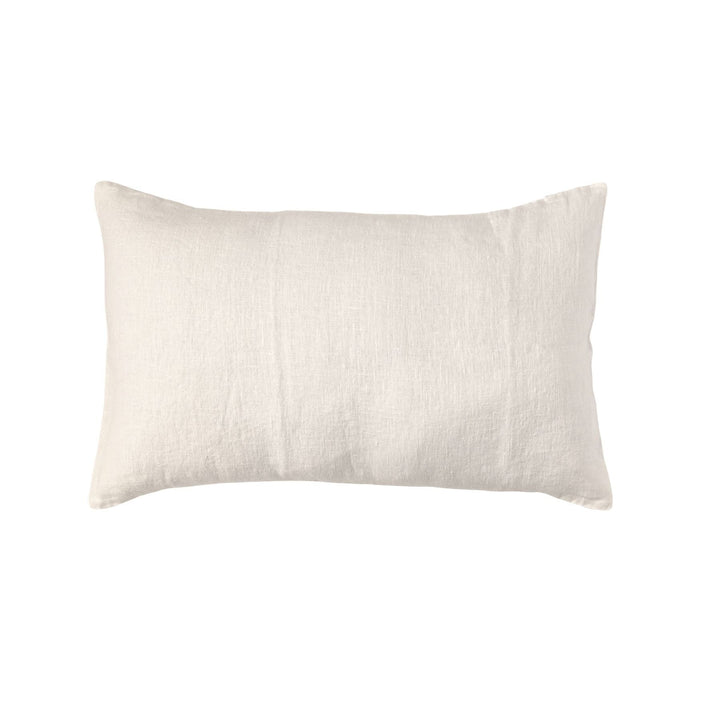 Zoco Home Linen Pillow | Stonewashed Ivoire | 40x60cm