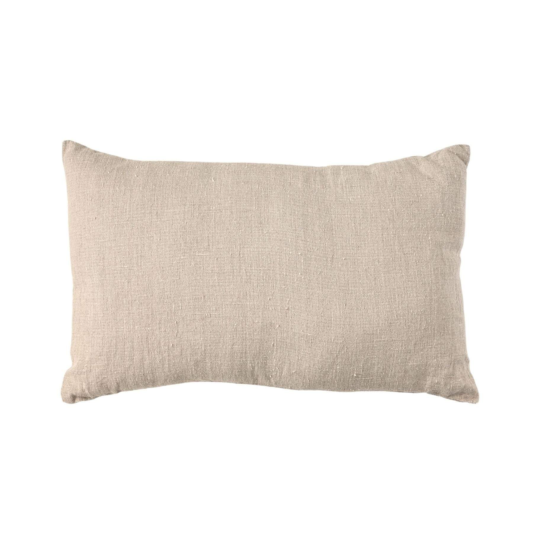 Linen Cushion Cover | Stonewashed Natural | 40x60cm – Zoco Home