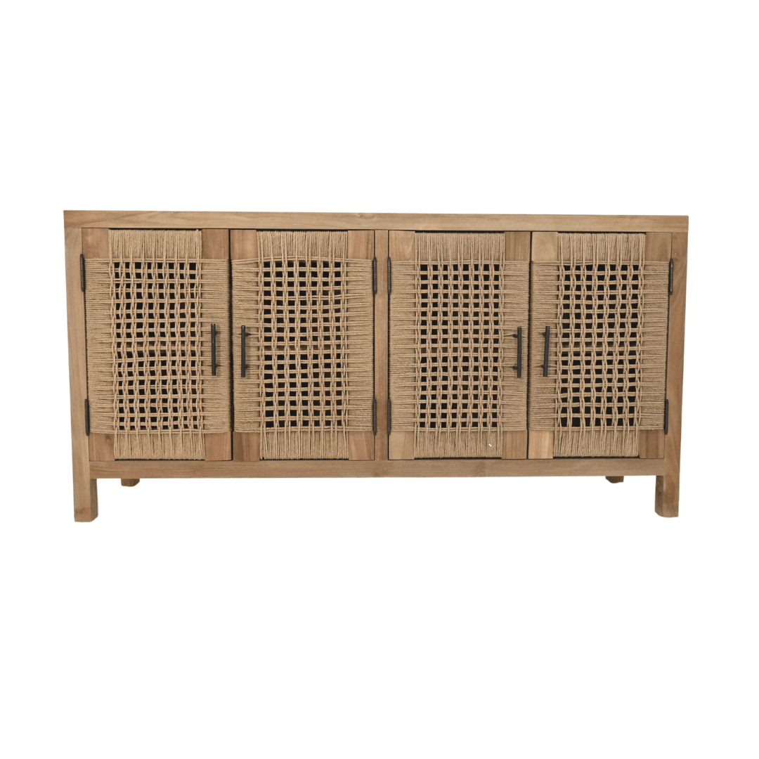 Zoco Home Furnitures Maluku Cabinet | Seagrass | 140x40x70cm