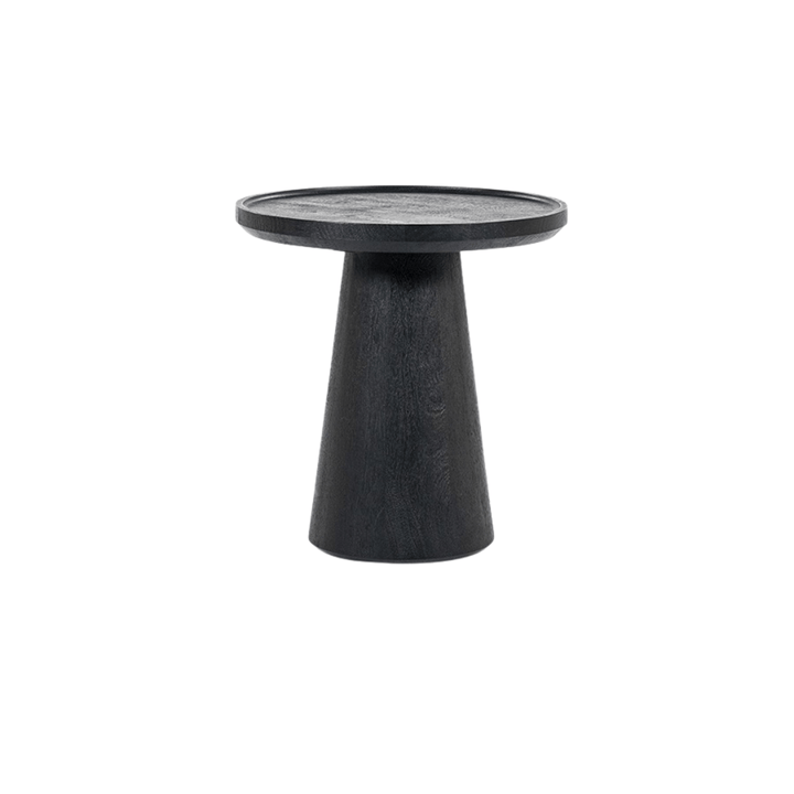 Zoco Home Mango Round Coffee table | Black 46x46x49cm