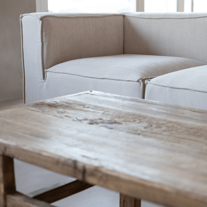 Zoco Home Mykonos Linen Chaise Lounge Sofa
