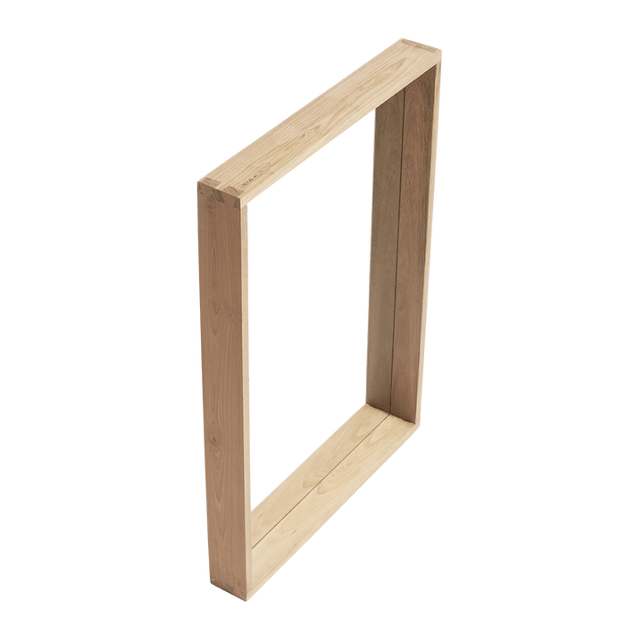 Zoco Home Natural Wall Mirror | Recycled Teak/Glass | 50x7x72cm