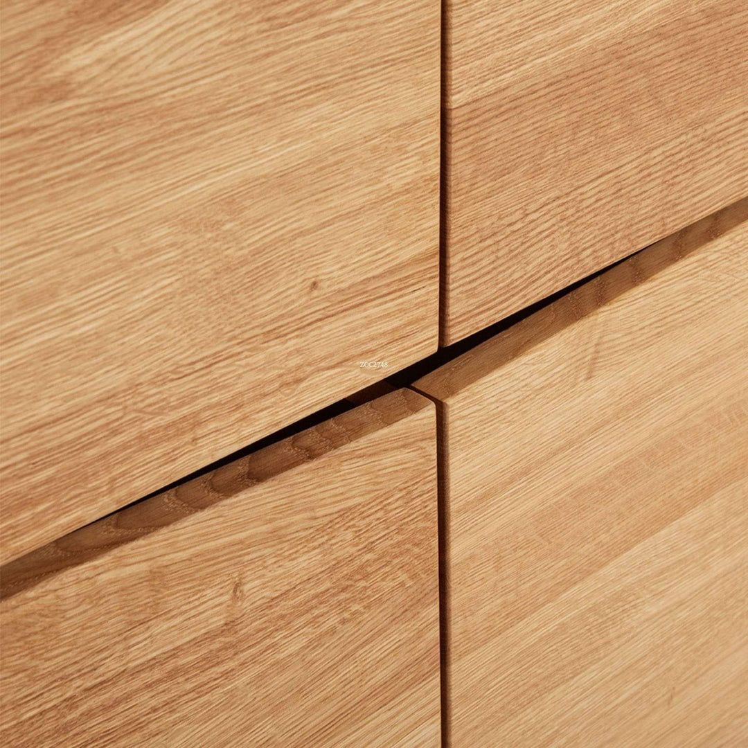 Zoco Home Furniture Oak Cabinet | Natural 85x45x155cm