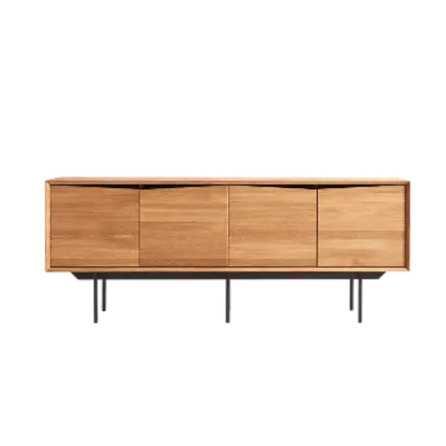 Zoco Home Furniture Oak Sideboard Cabinet | Natural 185x45x72cm