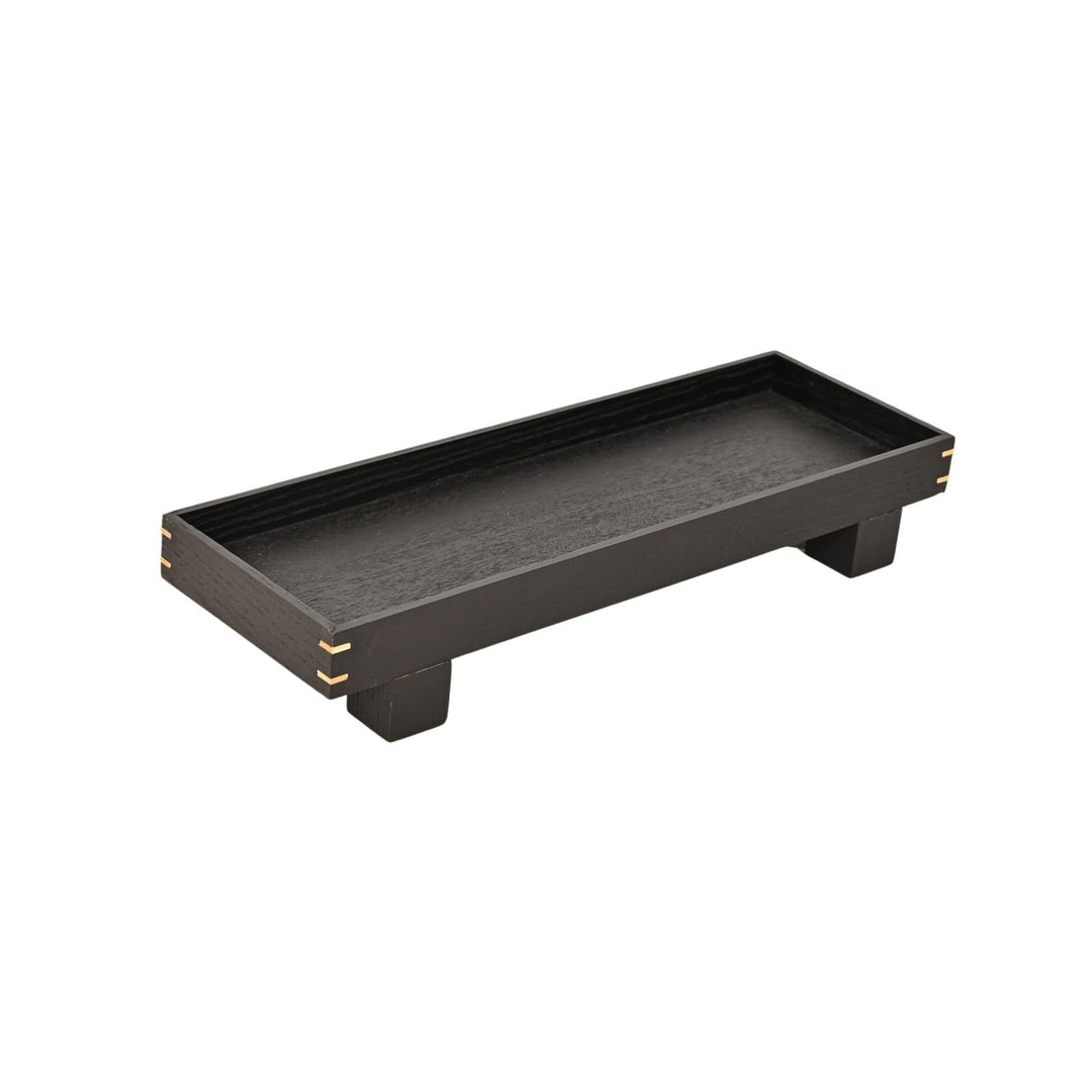 Zoco Home Home accessories Oak tray | Black 36x12x6cm