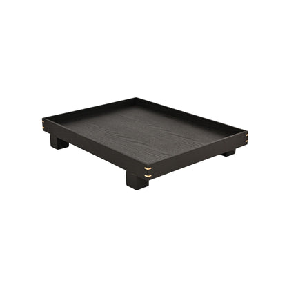 Zoco Home Home accessories Oak tray | Black 36x28x6cm