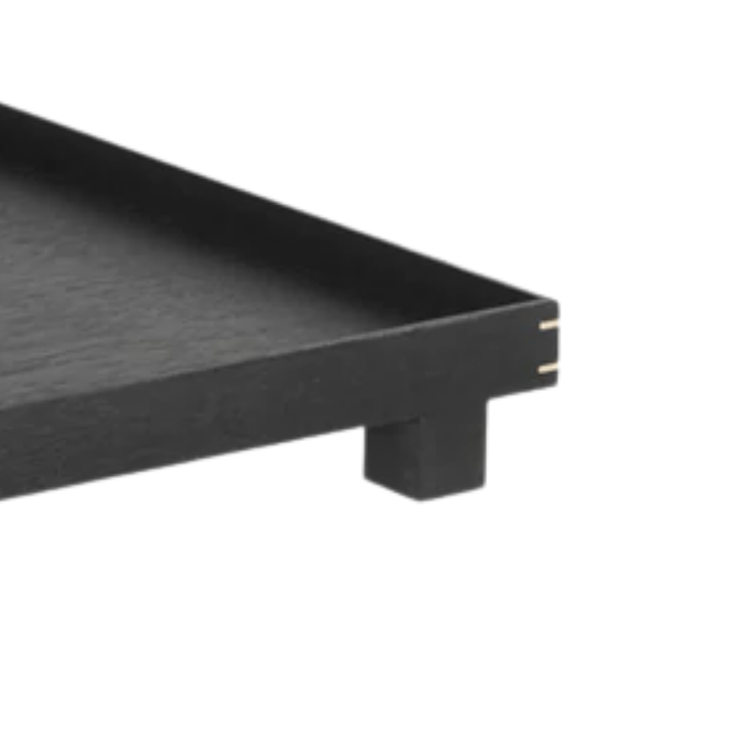 Zoco Home Home accessories Oak tray | Black 47x36x6cm