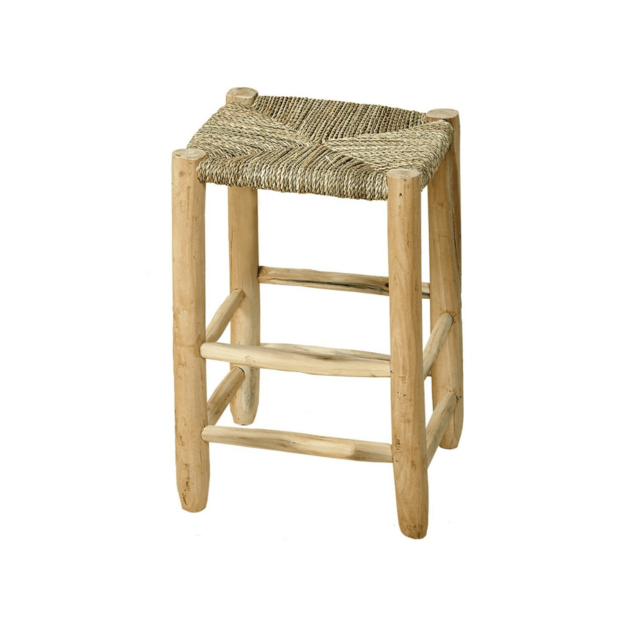 Zoco Home Palmerie Stool | Natural 37x37x50cm