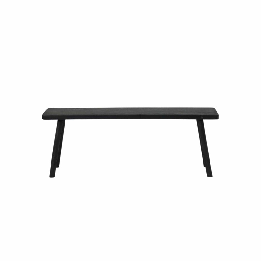 Zoco Home Paulownia Bench | Black 120x38x43cm