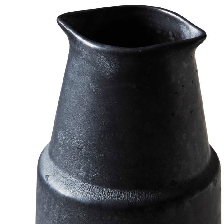 Zoco Home Pion Stoneware Bottle | Black 7.5x18cm