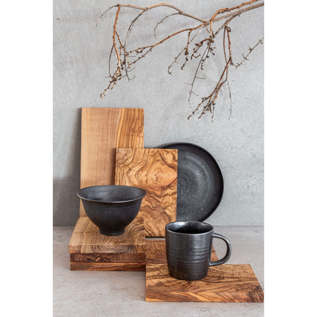 Zoco Home Home accessories Pion Stoneware Bowl | Dark Grey 14.5x8.5cm