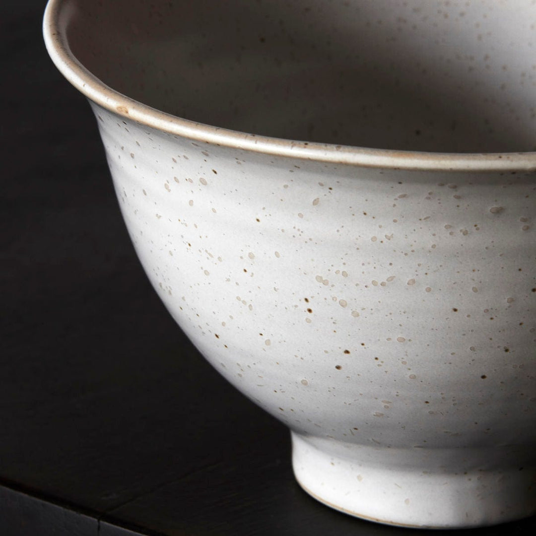 Zoco Home Home accessories Pion Stoneware Bowl | White/Grey 14.5x8.5cm