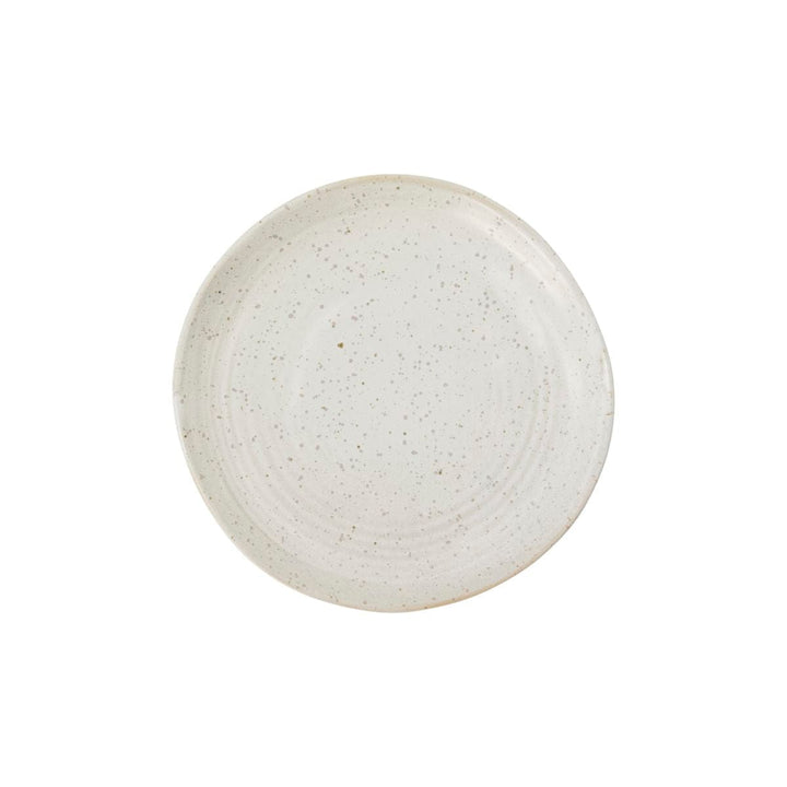 Zoco Home Home accessories Pion Stoneware Cake Plate | White/Grey 16.5x2.5cm