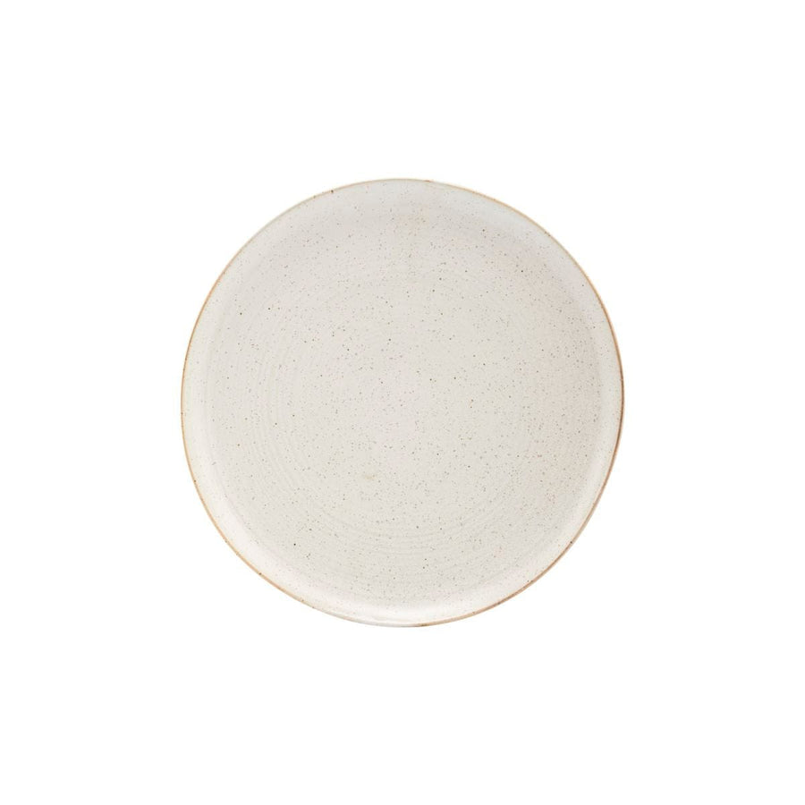 Zoco Home Home accessories Pion Stoneware Dinner Plate | White/Grey 28.5x3.5cm