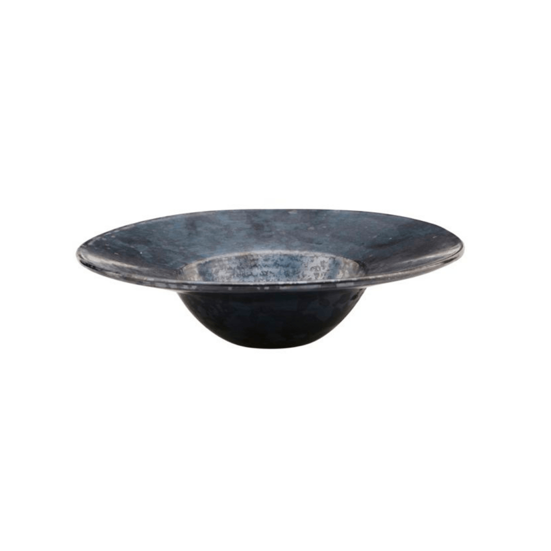 Zoco Home Pion Stoneware Pasta Plate | Black 25x6.5cm