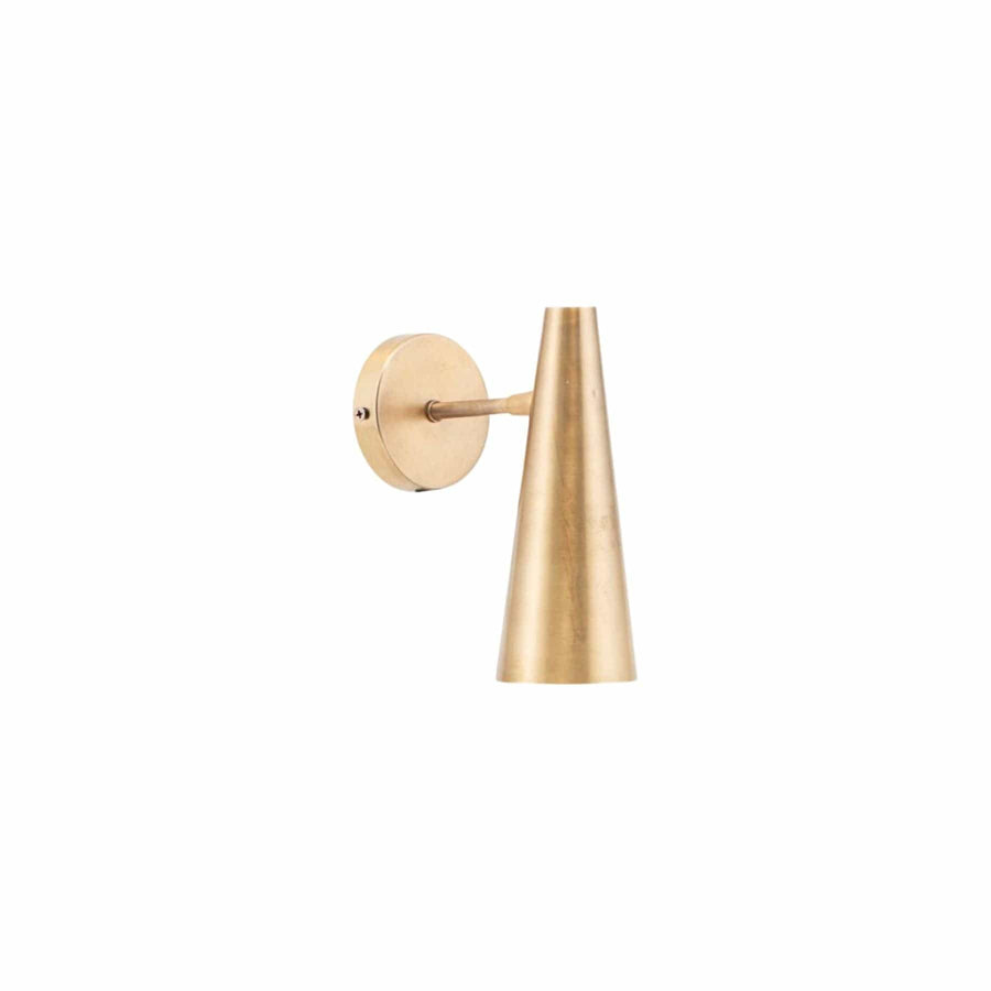 Zoco Home Lamps Precise Wall Lamp | Brass 21cm