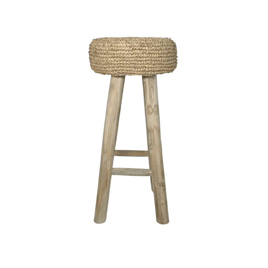 Zoco Home Furniture Raffia Bar Stool